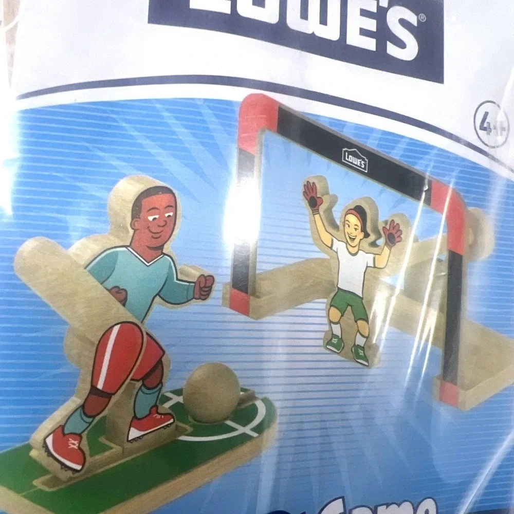 Lot Of 5 Lowe's Tabletop Soccer Game-DIY Kids Workshop (Build & Grow) Wooden